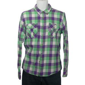 Insight   Men's Green / Purple / White Plaid